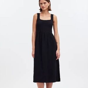 Madewell Black Midi Dress